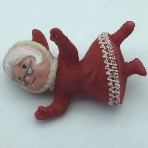 Vintage Flocked Ornaments, some NOS - Picture 5 of 5